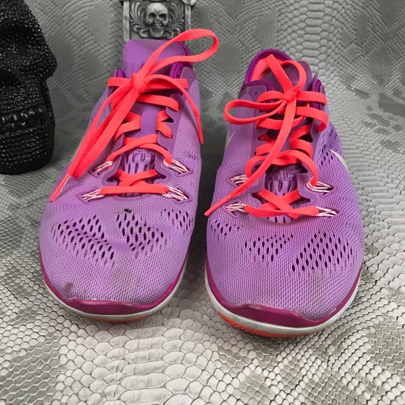 Purple Nike tr fit 5 running athletic shoes - Picture 3 of 7